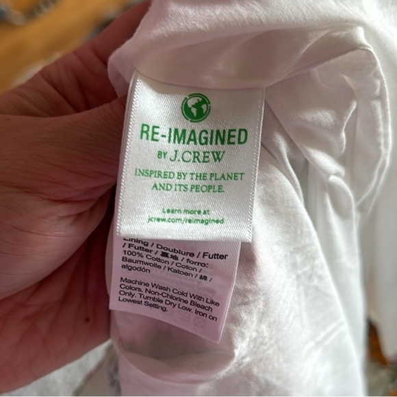 J. Crew Button-up midi skirt Liberty fabric Mini Floral Walk size 6 fits like 4 - Picture 8 of 10